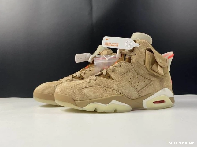 Jordan 6 Scott Air British Travis DH0690-200 Retro Khaki 0821